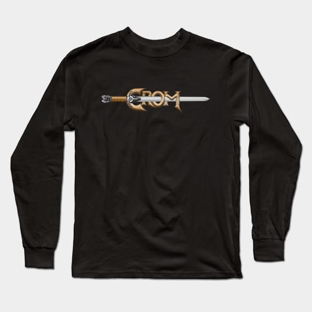 Crom! Long Sleeve T-Shirt by triggerleo